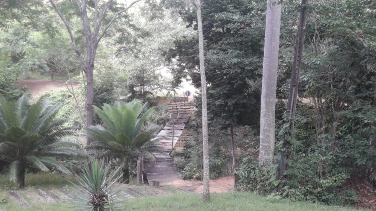 Secretaria do Meio Ambiente reforma ponte de acesso ao Parque Sombra da Tarde