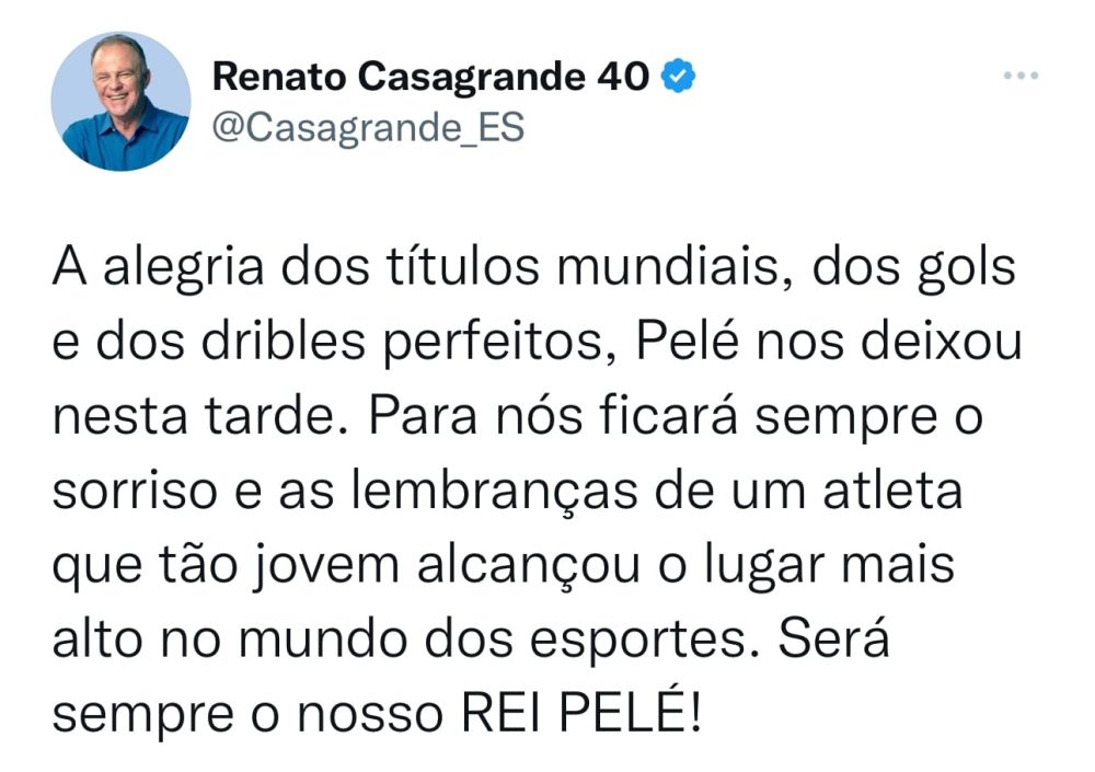 Rua Rei Pelé: moradores lamentam a morte do maior jogador de todos