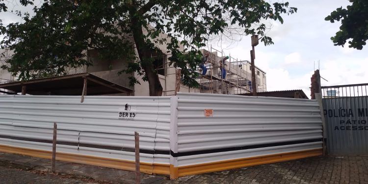 Reforma do prédio do 11º BPM está adiantada, mas só fica pronta em 2024