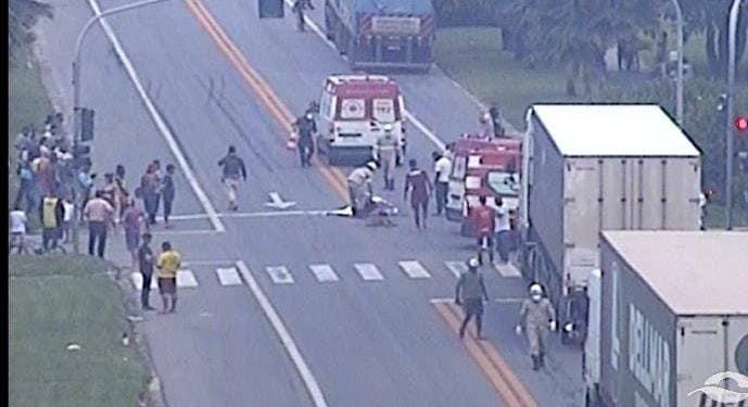 Motorista do Paraná atropela dois e mata um na BR-101 em São Mateus