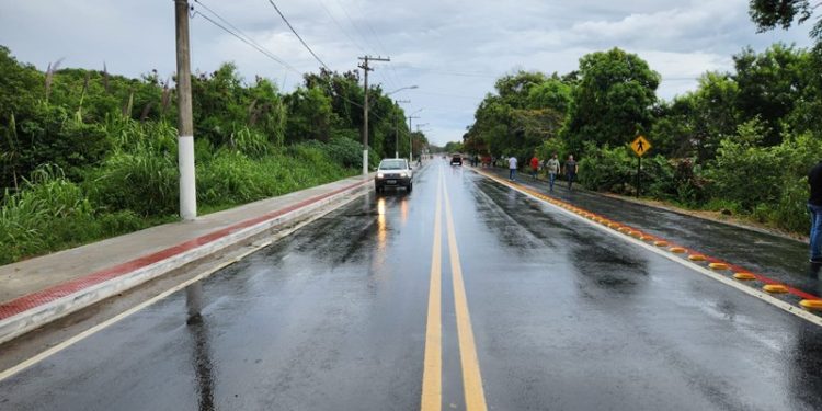 Casagrande entrega primeira etapa das obras de reabilitação da ES-060 Casagrande entrega primeira etapa das obras de reabilitação da ES-060