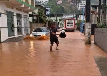 Quase 100mm de chuvas e cai granizo nas montanhas capixabas, depois do calorão