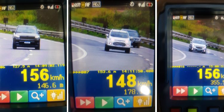Flagrantes de excesso de velocidade levam PRF a intensificar fiscalização nas BRs 101 e 262 Flagrantes de excesso de velocidade levam PRF a intensificar fiscalização nas BRs 101 e 262