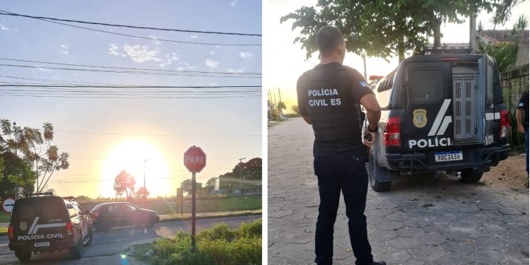 Policiais civis prendem homem que tentou matar a esposa em Sooretama, sob protestos da mesma