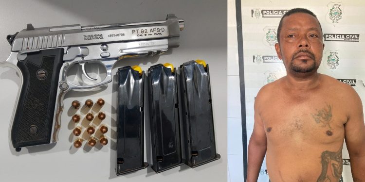 PC prende um dos autores e arma do assassinato de Alessandro, ocorrido no dia 8 de janeiro em Linhares PC prende um dos autores e arma do assassinato de Alessandro, ocorrido no dia 8 de janeiro em Linhares