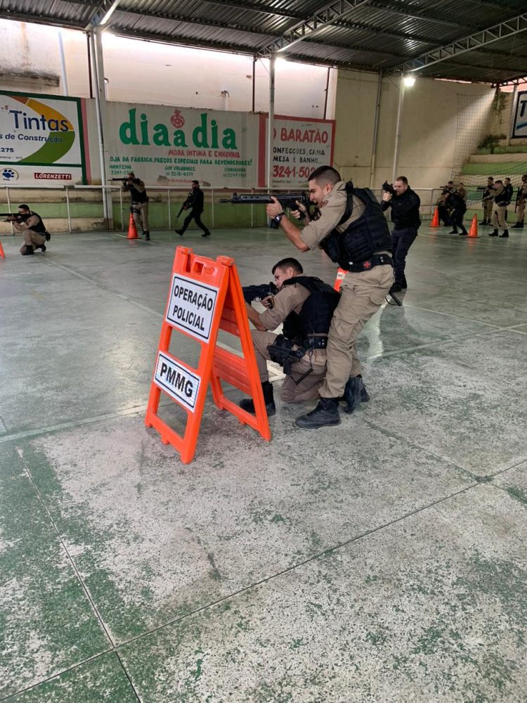Treinamento contra ataques a caixas eletrônicos agita a noite em Mantena