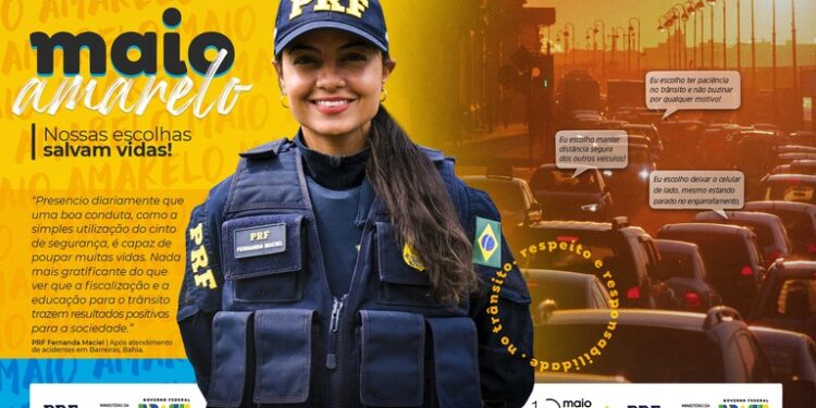 PRF dá início às ações de conscientização do Maio Amarelo 2023 nas rodovias federais do ES