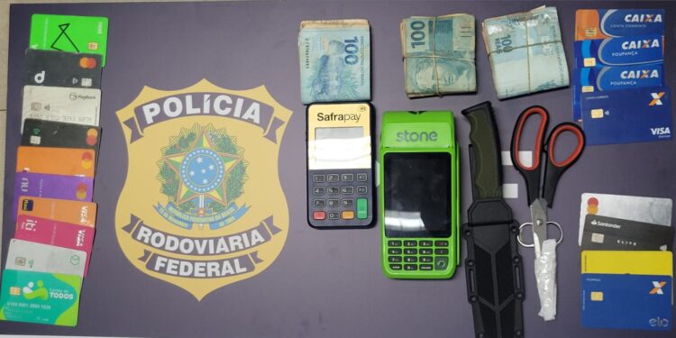 PRF prende em Viana quadrilha que deu golpes em agências bancárias com “chupa-cabra”