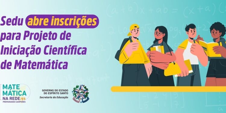 Sedu abre inscrições para Projeto de Iniciação Científica de Matemática