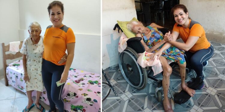 Projeto Avivar visita as 2 mulheres mais idosas vivas em Barra de São Francisco Projeto Avivar visita as 2 mulheres mais idosas vivas em Barra de São Francisco
