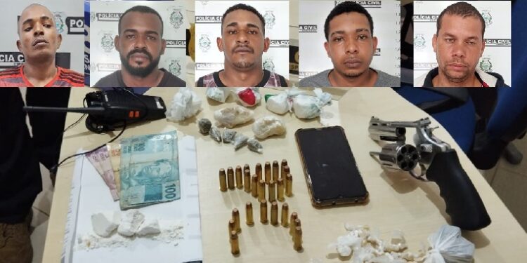 Operação Contaminação 2 prende vários bandidos em Sooretama e Linhares e apreende grande quantidade de drogas e arma