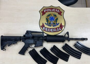 Federal apreende fuzil comprado com falso CAC e enviado a comparsa capixaba por traficante internacional