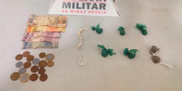 Polícia Militar prende traficante de drogas no Santos Prates II, em Mantena