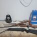 Polícia resgata pássaros e apreende armas no bairro Palhinha, em Montanha