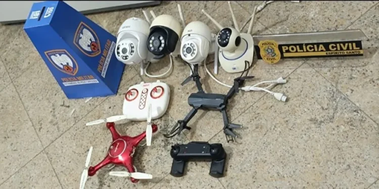 Traficantes usam câmeras e até  drones para monitorar polícia e rivais no Norte do Espírito Santo