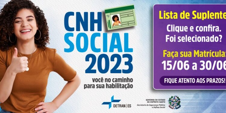 Detran|ES convoca 1.110 candidatos suplentes no CNH Social 2023; veja se você está na lista Detran|ES convoca 1.110 candidatos suplentes no CNH Social 2023; veja se você está na lista