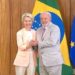 Ao lado da presidente da Comissão Europeia, Lula critica dispositivo que prevê sanções no acordo Mercosul-EU Ao lado da presidente da Comissão Europeia, Lula critica dispositivo que prevê sanções no acordo Mercosul-EU