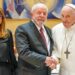 Lula e Janja são recebidos pelo Papa Francisco no Vaticano