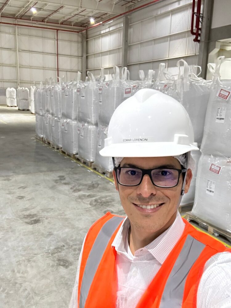 Mazinho visita obras da Olam Coffee junto com o vice-governador Ricardo Ferraço