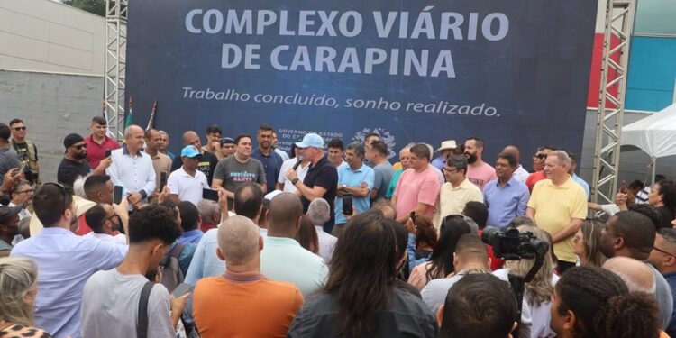 Casagrande inaugura Complexo Viário de Carapina Casagrande inaugura Complexo Viário de Carapina