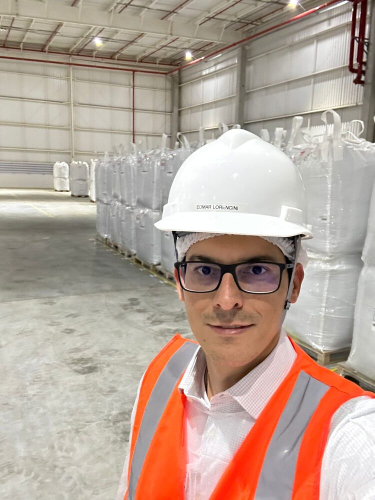 Mazinho visita obras da Olam Coffee junto com o vice-governador Ricardo Ferraço
