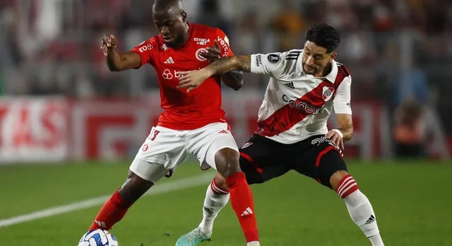 Inter perde para o River Plate no jogo de ida das oitavas da Libertadores -  AGÊNCIA ESPORTE