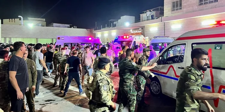 Incêndio em festa de casamento deixa mais de cem mortos e 150 feridos no Iraque