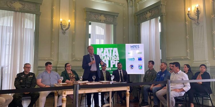 Casagrande e MPES apresentam dados da Operação Mata Atlântica em Pé 2023 Casagrande e MPES apresentam dados da Operação Mata Atlântica em Pé 2023