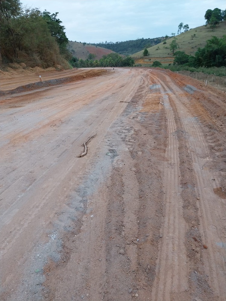 Pavimentação da ES-320 empolga moradores da região do Itaúnas; confira vídeo e fotos