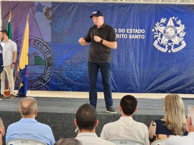 Governo do Estado entrega obras de pavimentação na Rodovia ES-245,  em Rio Bananal