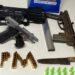 PMES detém quatro homens com armas e munições e recupera veículo roubado na Serra