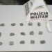 Traficante é preso na Vila Nova, em Mantena, 17 buchas de maconha