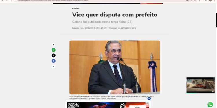 O delírio do vice… O delírio do vice…