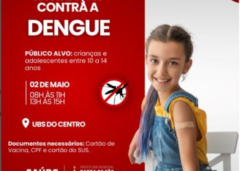 Secretaria de Saúde de Barra de São Francisco realiza nova rodada de vacinação contra à dengue para crianças de 10 a 14 anos