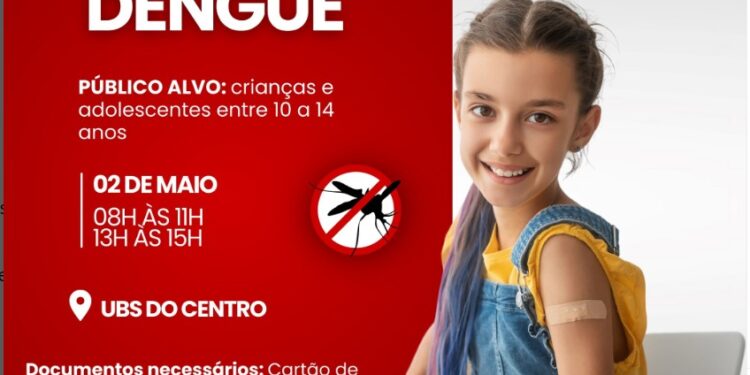 Secretaria de Saúde de Barra de São Francisco realiza nova rodada de vacinação contra à dengue para crianças de 10 a 14 anos