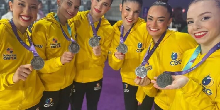 Ginástica Rítmica fatura 1º ouro de 2024 em etapa da Copa do Mundo Ginástica Rítmica fatura 1º ouro de 2024 em etapa da Copa do Mundo