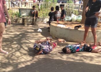 Polícia acaba com festa junina do tráfico e prende quadrilha na praça