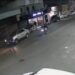 Jovem é atropelada por moto no centro de Barra de São Francisco; veja o vídeo