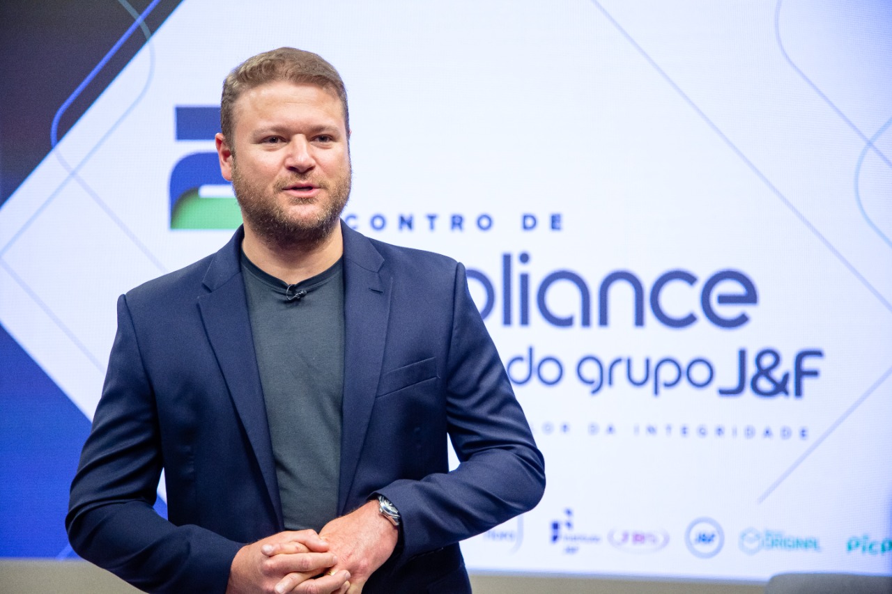 José Antonio Batista, CEO do Picpay, fez a abertura do Encontro de Compliance