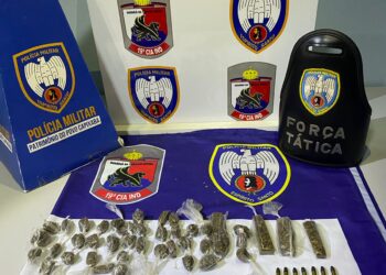 Menor é apreendido com grande quantidade de drogas, arma e munição em Pinheiros