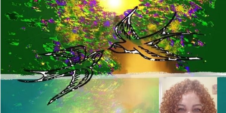 Esther Torinho, artista plástica capixaba, beija a face da eternidade