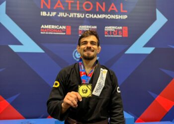Atleta capixaba de jiu-jítsu ganha ouro em Las Vegas e alcança sétima colocação no ranking mundial