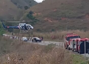 Carnificina nas rodovias: criança de 5 anos morre em acidente na BR 259, e motoqueiro na BR 262