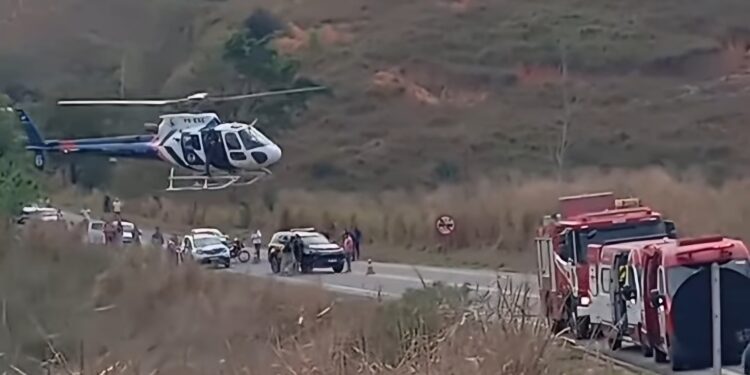 Carnificina nas rodovias: criança de 5 anos morre em acidente na BR 259, e motoqueiro na BR 262