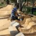 Iniciada obra do Programa de Calçamento Rural, no Córrego do Itá, interior de Barra de São Francisco