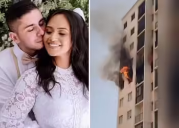 Casal e bebê morrem ao se jogar de apartamento em chamas em Goiás