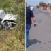 Carro e caminhão se envolvem em acidente na ES 341 em Pancas