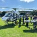 Homem é socorrido por helicóptero do Notaer e transferido para Colatina após emergência em Barra de São Francisco Homem é socorrido por helicóptero do Notaer e transferido para Colatina após emergência em Barra de São Francisco