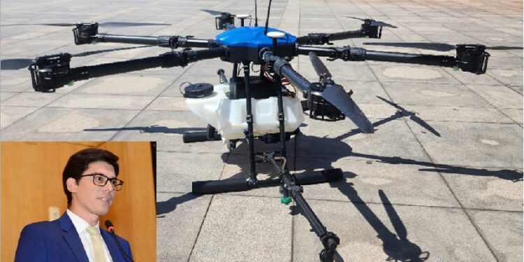 Lei de autoria de Mazinho garante uso livre de drones para agricultura no Espírito Santo