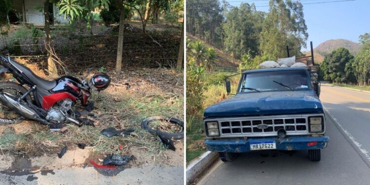 Motociclista morre em acidente com caminhonete em São Domingos do Norte
